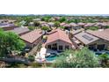 Backyard with a pool, patio, and mature landscaping at 4252 E Desert Sky Ct, Cave Creek, AZ 85331