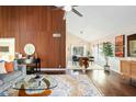 Open-concept living room with vaulted ceilings and lots of natural light at 17614 N 56Th Way, Scottsdale, AZ 85254