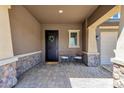 Inviting front porch area with chairs and a 'welcome home' mat at 1432 E Pedro Rd, Phoenix, AZ 85042