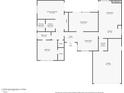 Layout of the house, showing all the rooms and the location of each at 4325 E Sacaton St, Phoenix, AZ 85044