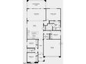 Detailed floor plan showcasing the layout of the home, including bedrooms, bathrooms, kitchen, and living areas at 14777 W Soft Wind Dr, Surprise, AZ 85387