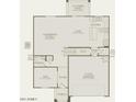 Detailed first-floor floor plan showing the layout of the kitchen, gathering room, den, and garage at 25248 W Chanute Pass, Buckeye, AZ 85326