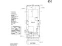 A plot map illustrating the property's boundaries and features, including building setbacks and utility lines at 5073 S 251St Dr, Buckeye, AZ 85326