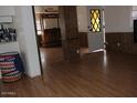 Open floorplan living room with hardwood floors at 9501 E Broadway Rd # 237, Mesa, AZ 85208
