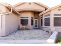 Covered porch with outdoor seating perfect for enjoying sunny days at 2854 S Berrywood --, Mesa, AZ 85212