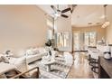 Stylish living room with tiled floors, high ceilings, and a large window at 19226 N Cave Creek Rd # 109, Phoenix, AZ 85024