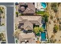 Expansive backyard with sparkling pool, lush greenery, and private outdoor spaces at 22206 N 36Th Way, Phoenix, AZ 85050