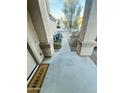 View of the walkway to the front door showcasing desert landscaping at 6727 E Stacy St, Florence, AZ 85132