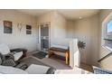Serene balcony with cushioned seating and stylish decor, creating a relaxing outdoor space at 19700 N 76Th St # 2044, Scottsdale, AZ 85255