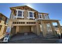 New home under construction showing framing, windows, and garage at 2063 E Bucking Bronco Dr, San Tan Valley, AZ 85140