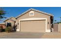Close up of the home's garage showcasing its clean and neutral design at 6129 S White Pl, Chandler, AZ 85249