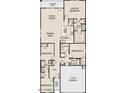 Detailed floor plan showcasing the layout of this home, including four bedrooms and a two-car garage at 13123 E Verbina Ln, Florence, AZ 85132