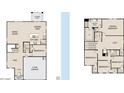 Home floorplan featuring five bedrooms, loft, Gathering room, dining area, and a two-car garage at 4185 E Kolin Ln, San Tan Valley, AZ 85143