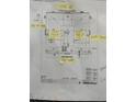 Detailed property line diagram displaying lot dimensions and building setbacks at 4459 E Warlander Ln, San Tan Valley, AZ 85140