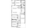 First floor plan featuring the layout of the bedrooms, kitchen, bathrooms and living spaces at 35436 N Breezy Ln, San Tan Valley, AZ 85140