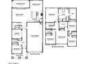 Detailed floor plan showcasing layout for both first and second floor at 2315 W Pearce Rd, Phoenix, AZ 85041