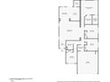 Detailed floorplan showcasing the layout of the home, including room dimensions and locations at 11609 W Corrine Dr, El Mirage, AZ 85335