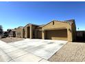 Inviting single-story house showcasing a well-maintained front yard and a convenient two-car garage at 236 N Wesley --, Mesa, AZ 85207