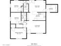 Detailed floorplan showcasing the layout, dimensions, and arrangement of rooms in the house at 1926 E Clarendon Ave, Phoenix, AZ 85016