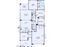 Detailed floor plan showcasing the layout with owner's suite, bedrooms, gathering room, and kitchen at 31672 N 135Th Ln, Peoria, AZ 85383