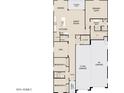 Detailed floor plan showcasing the layout of this spacious home with RV garage and desirable split bedroom plan at 5523 W Hopi Trl, Laveen, AZ 85339