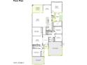 Detailed floor plan of the residence showing a large great room, primary suite, and gourmet kitchen at 1416 E Cherrywood Pl, Chandler, AZ 85249