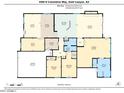 Detailed floor plan of the house showcasing the layout and dimensions of each room at 4365 S Columbine Way, Gold Canyon, AZ 85118