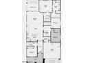Detailed floor plan showcasing the layout of the home, including the owner's suite, bedrooms, and gathering room at 5412 W Jackalope Ln, Laveen, AZ 85339