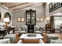Bright living room featuring high ceilings, comfortable seating, and elegant decor at 8541 N Farview Dr, Scottsdale, AZ 85258