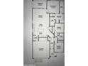 Detailed floor plan showcasing the layout of the home, including bedrooms, bathrooms, and living spaces at 13171 W Buckskin Trl, Peoria, AZ 85383