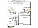 Detailed floor plan showcasing the layout of a single Gathering home at 6859 N 190Th Dr, Waddell, AZ 85355