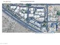 Aerial view of the complex, featuring the pool and surrounding neighborhood at 1720 E Thunderbird Rd # 2078, Phoenix, AZ 85022