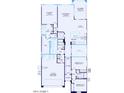 Detailed floor plan showcasing the layout of the house, including 3 bedrooms and owner's suite at 13538 W Calle De Baca --, Peoria, AZ 85383