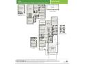 Detailed floor plan showcasing the layout of a five bedroom, three and a half bath home with a loft and 3-car tandem garage at 17300 W Dahlia Dr, Surprise, AZ 85388