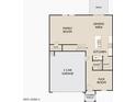Open-concept first floor featuring a large Gathering room, kitchen, dining area, and a 2-car garage at 9832 W Agora Ln, Tolleson, AZ 85353