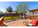 Inviting backyard with a spacious deck and outdoor seating, perfect for relaxing and entertaining guests at 2251 E Remington Pl, Chandler, AZ 85286