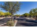 View of the gated entrance to the community with desert landscaping and clear blue sky, welcoming residents at 5421 E Juniper Canyon Dr, Cave Creek, AZ 85331