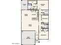 Detailed floor plan showcasing the layout of the home with bedrooms, kitchen, and living spaces at 1611 W Posada St, Coolidge, AZ 85128