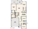 Detailed floor plan showcasing the layout of this home, including the primary suite, garage, and bedrooms at 17978 W Camino De Oro --, Surprise, AZ 85387