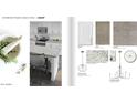 Crisp interior finish selection for kitchen featuring white cabinets and modern backsplash at 24391 W La Salle St, Buckeye, AZ 85326