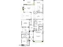 Detailed floor plan showcasing the layout of this house including bedrooms, baths, and living areas at 12322 E Black Rock Rd, Scottsdale, AZ 85255