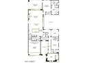 Detailed floor plan showcasing the layout of the house, including room dimensions at 23750 N 126Th Pl, Scottsdale, AZ 85255