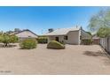 Spacious backyard with desert landscaping and mature trees at 1016 E Utopia Rd, Phoenix, AZ 85024