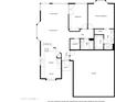 Layout of a well-designed house featuring an open kitchen, living spaces and bedrooms at 9437 E Champagne Dr, Sun Lakes, AZ 85248