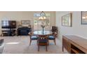 Cozy dining area featuring a round table, seating for four, and stylish decor at 804 N Jamaica Way, Gilbert, AZ 85234