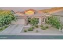 Single Gathering home with stone accents, desert landscaping, and a three car garage at 8911 S 14Th Way, Phoenix, AZ 85042