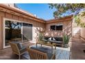 Charming outdoor patio with comfortable seating, creating an inviting space for relaxation at 1517 E Dunbar Dr, Tempe, AZ 85282