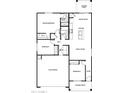 Detailed floor plan showcasing the layout of this home, including the bedrooms, kitchen, and living spaces at 10353 N 115Th Ave, Youngtown, AZ 85363