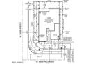 Depicts a plan including property lines, building footprint, driveway, patios, and other structures on the lot at 14194 W Sand Hills Rd, Surprise, AZ 85387