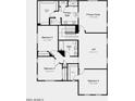 Upstairs floorplan including main suite with walk-in closet, loft and multiple bedrooms at 8817 W Windsor Blvd, Glendale, AZ 85305